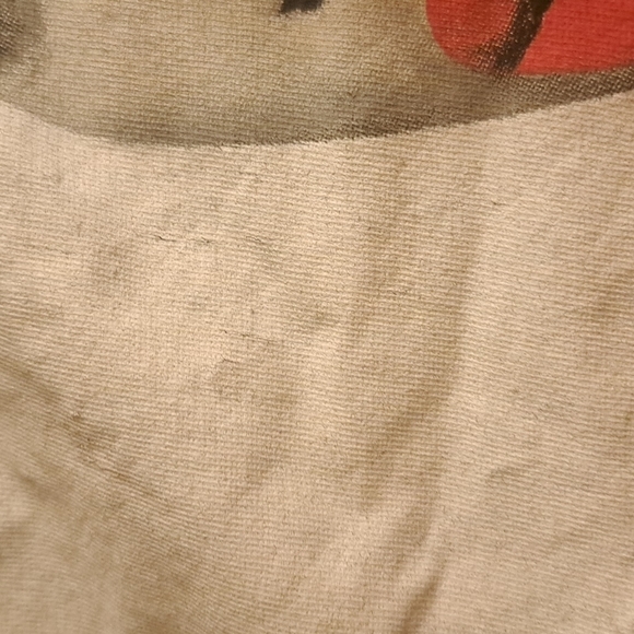 On fire graphic hooded T- shirt size 1X A-37 - Picture 4 of 5